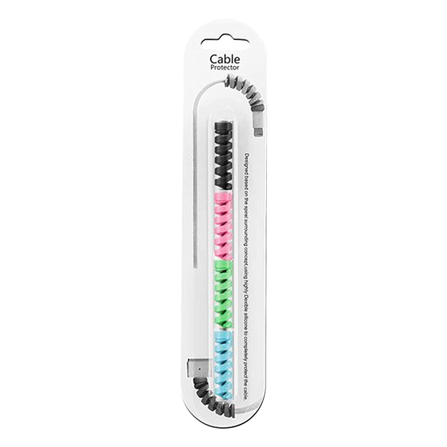6029 Spiral Charger Spring Cable Protector Data Cable Saver 6029 Spiral Charger Spring Cable Protector Data Cable Saver